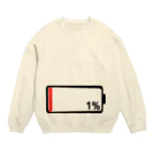 犬田猫三郎のもう限界かも… Crew Neck Sweatshirt