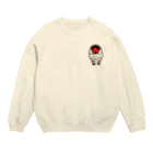 文鳥堂のノーマル文鳥 Crew Neck Sweatshirt