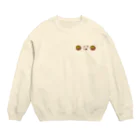 Merriment by Hisのすこし下のアングルからのでいと何らかのまめ　整列 Crew Neck Sweatshirt