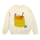 雑貨屋なつみのパンケーキ Crew Neck Sweatshirt