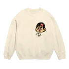 猫月のゆるっとショップのイヤイヤ期 Crew Neck Sweatshirt