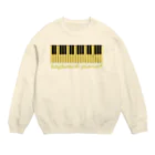 谷田部㌀⑨の鍵盤ピアノ Crew Neck Sweatshirt