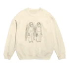 休日の休日天使 Crew Neck Sweatshirt