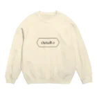 OshaRoのOshaRoロゴスウェット(黒字) Crew Neck Sweatshirt