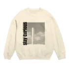 しろくまの風景スウェット Crew Neck Sweatshirt