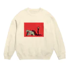 沼田ゾンビ⁉️のかわりはてたぐっず Crew Neck Sweatshirt