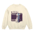 ホロウサのアネモネ・スペクトラ「ふわふわ」 Crew Neck Sweatshirt