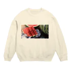 あめごんりのスイカ。 Crew Neck Sweatshirt