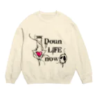 CUBIC ITEMのDoun LIFE now-白- Crew Neck Sweatshirt