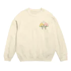 いちごさんのももともも Crew Neck Sweatshirt