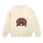 Medusasのあめふくらがえる Crew Neck Sweatshirt