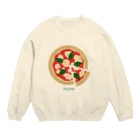 meroruのピザ Crew Neck Sweatshirt