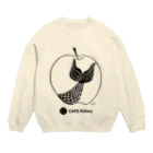 CAFEKiitosの【CAFE Kiitos × Mika Itoh】シリーズ vol.1 Crew Neck Sweatshirt