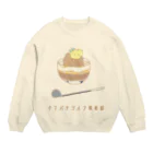 クマバチゴルフ倶楽部のクマバチとモンブラン Crew Neck Sweatshirt