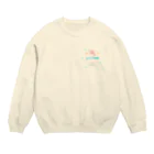 hisanoのキツネの横切り Crew Neck Sweatshirt