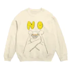 しろいことりのダメ！絶対ダメ！ Crew Neck Sweatshirt