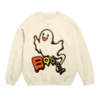 Cɐkeccooのおばけちゃんばぁ!(Boo!ゴースト)カラフル Crew Neck Sweatshirt