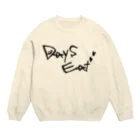 はちご@蜂苺雛のDays Eat Crew Neck Sweatshirt