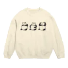 サトウノリコ*の「コレがコレでコレなもんで」パンダ Crew Neck Sweatshirt