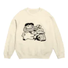 桜の昼寝 Crew Neck Sweatshirt