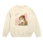 azbiin-shopのねずみちゃん Crew Neck Sweatshirt