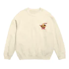 すとろべりーガムFactoryのラーメン (ワンポイント ミニ) Crew Neck Sweatshirt