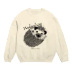 あとりえ・おすとらのハリネズミ Crew Neck Sweatshirt