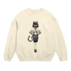 おばけのおんなのせなか Crew Neck Sweatshirt