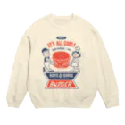 Design For Everydayのハンバーガー＆BOY＆GIRL Crew Neck Sweatshirt