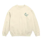 うさまるよいちょのうさぎ年のうお座 Crew Neck Sweatshirt