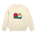 豆アプリ工房のコザクラ団子＊その２ Crew Neck Sweatshirt