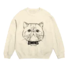 フカツ マリエのエキゾチックショートヘア君 Crew Neck Sweatshirt