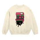 Panic JunkieのBlack Monster #9 Crew Neck Sweatshirt