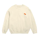 なきたんらぶりんのサーモンのスウェットパーカー Crew Neck Sweatshirt