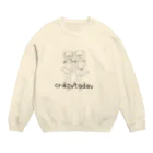 k.chubbyのCrazygirl  Crew Neck Sweatshirt