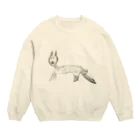 NOEのれい子「うさぎ」 Crew Neck Sweatshirt