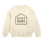 100sのSTAY HOME series Crew Neck Sweatshirt