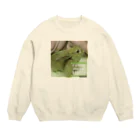 usagiの愛兎ゆんたちゃん０歳です。 Crew Neck Sweatshirt