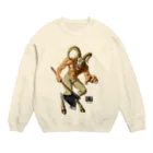 SKULLのUMA未確認動物ゴートマン Crew Neck Sweatshirt