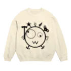 Kpyhnのキェキェ（black） Crew Neck Sweatshirt