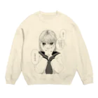 半熟おとめの「生きてやる」 Crew Neck Sweatshirt