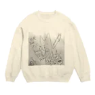 kitsune-oageのパン食いきつね Crew Neck Sweatshirt