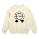 宇都木チエミの元気印アピール Crew Neck Sweatshirt