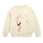 sunagimo0の お祈り鹿子 Crew Neck Sweatshirt