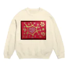 🍀森葉子グッズ🍀の光の結晶 Crew Neck Sweatshirt