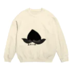 桃等(とうら)@passの漆黒の桃 Crew Neck Sweatshirt