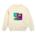 AGOAの清水の舞台から飛び降りる Crew Neck Sweatshirt