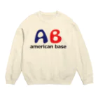 アメリカンベース のアメリカンベース　ロゴ Crew Neck Sweatshirt