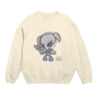 MadPurenessのグレイタイプエイリアン Crew Neck Sweatshirt