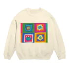 gojoのおはなロッカー Crew Neck Sweatshirt